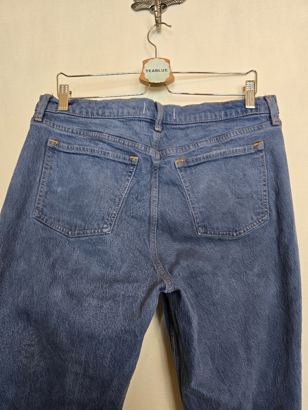 Abercrombie & Fitch Curve Love The '90s Straight Mid Rise Jean 31XL - Picture 7 of 13
